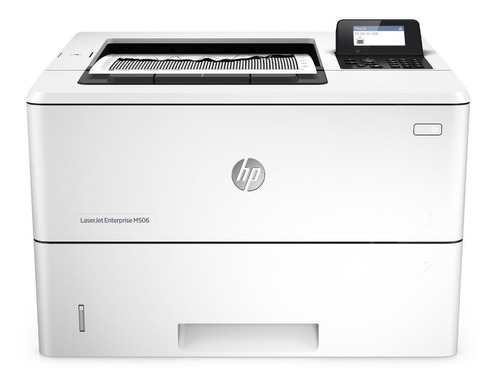 Impressora função única HP LaserJet Enterprise M506DN branca 110V
