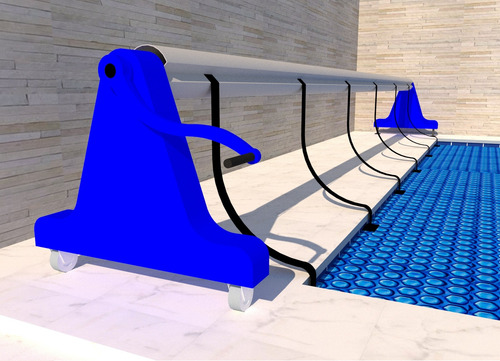 Enrolador De Capa Térmica Piscina 3x25m + Firme E Resistente