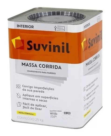 Primeira imagem para pesquisa de massa corrida suvinil 18 litros