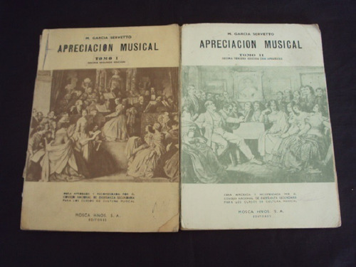Pack Apreciacion Musical - Tomo 1 Y 2 (garcia Servetto)