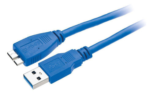 Cabo Usb 3.0 A Macho X Micro Usb B Macho 1m Samsung Azul