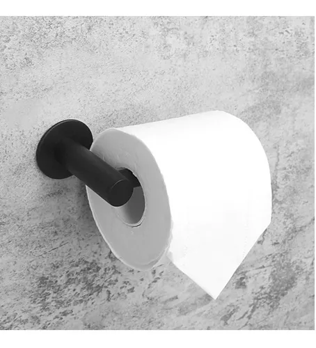 Modestly Priced Premium Porta rollo de papel higiénico color negro 60cm,  porta papel higienico 