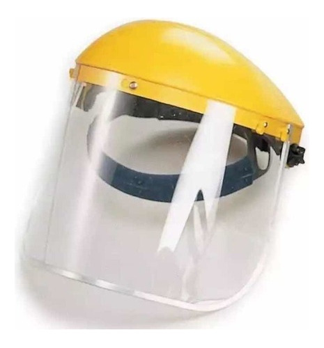Protector Máscara Facial Careta Transparente Ajustable Ft