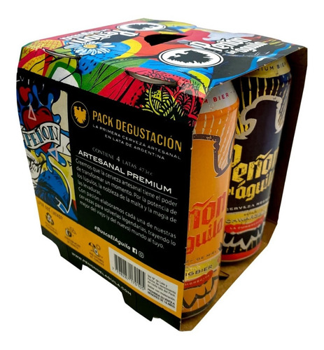 Imagen 1 de 5 de Peñón Del Aguila - Four Pack X473 Ml - Estilos Clásicos