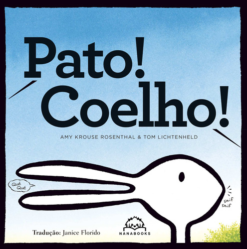 Pato! Coelho!, de Krouse Rosenthal, Amy. Saber e Ler Editora Ltda, capa mole em português, 2021