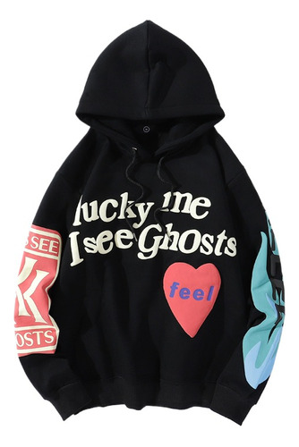 Lucky Me I See Ghosts Sudadera Con Capucha Estampada