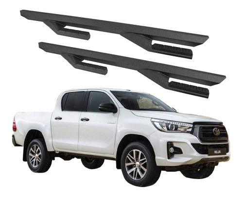 Estribos Hilux Toyota 2015-2021 Rock Slider Doble Cab Torus