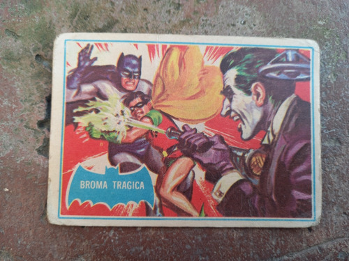 A- Figurita Batman Tarjeta Año 1966 N.50