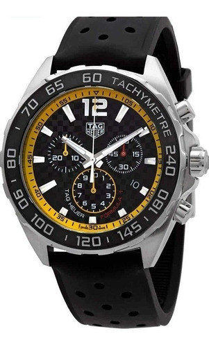 Relógio Tag Heuer Formula 1 Borracha Preta Caz101ac.ft8024 -