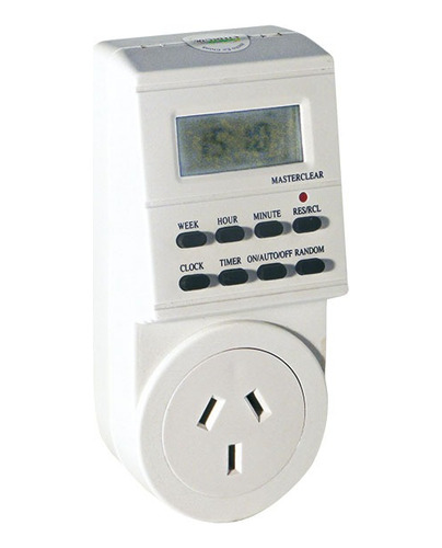 Timer Digital Reloj Programable Enchufable Interelec Stg