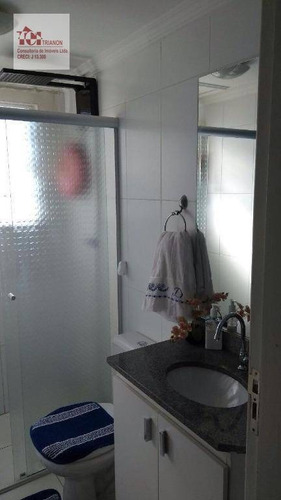 Apartamento Com 2 Dormitórios À Venda, 45 M² Por R$ 230.000,00 - Parque São Vicente - Mauá/sp - Ap3060