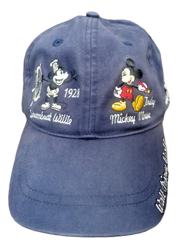 Gorra / Cachucha Azul De Tela. Diferentes Mickey. Disney 