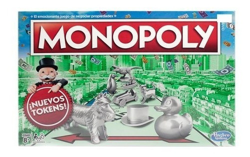 Juego De Mesa Familia Monopoly Hasbro Token Metálico