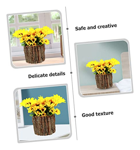 Juego De 3 Macetas Suculentas De Flores Y Dispensador De Beb