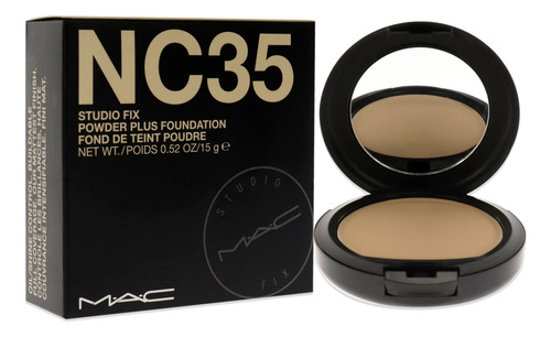 Base De Maquillaje Powder Plus Mac Studio Fix Nc35, 15 G