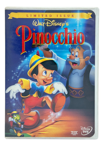 Disney Pinocchio Edición Limitada Original Dvd 2000