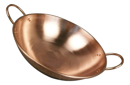 Olla De Cobre Puro Para Estufa, Olla Caliente Espesada 28cm