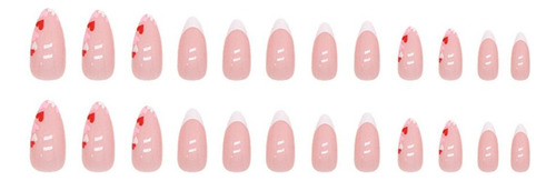Manicure Francesa, Amêndoa, Amêndoa, Amêndoa, Removível Com