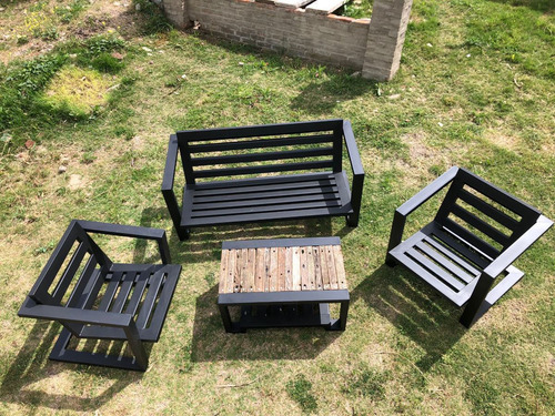 Mesa Ratona Hierro, Juego Patio, Mueble Patio