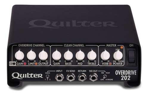 Amplificador Cabeçote P/ Guitarra 200w Quilter Overdrive 202
