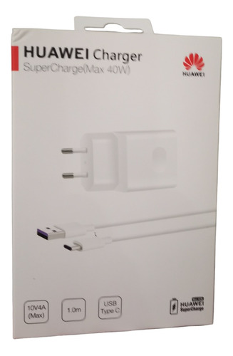 Cargador Huawei Super Charge Max 40w Original Tipo C