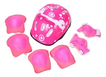 Comprar Set De Proteccion Para Niñas Casco Rodillera Codera Muñequera Proteccion Bicicleta Patines Skate