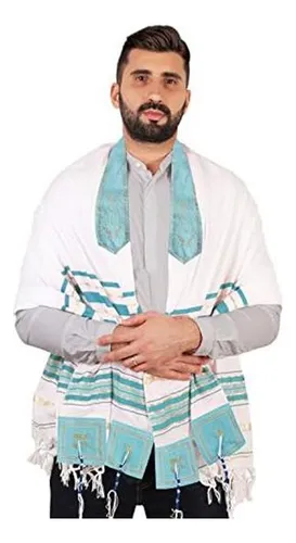 Chal / Talit De Oracion Talit De Israel Light Blue