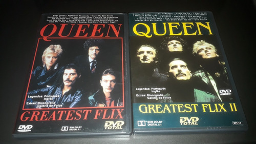 Queen Greatest Flix I E I I Edições Dvd Total Legendados