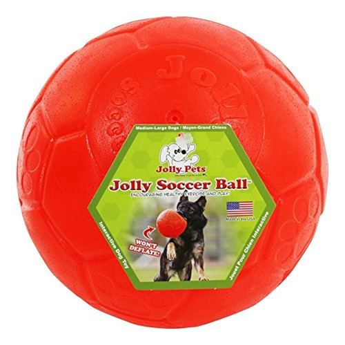 Jolly Mascotas Jolly Balón De Fútbol Perro Juguete