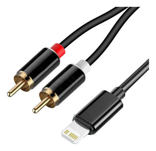 Paladou Cable Lightning A Rca Para iPhone iPad, Adaptador De