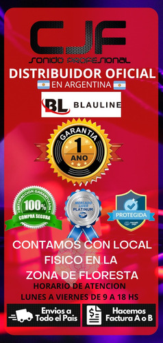 Imagen 2 de 3 de 2 Driver Tweeter Blauline Bd 100 W + Cornetas + Capac Cjf