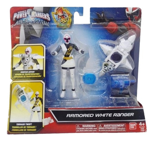 Power Rangers Ninja Steel Armored White Ranger - Original 