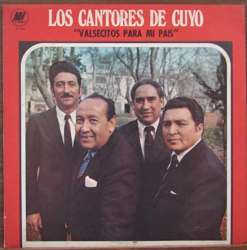 Los Cantores De Cuyo - Valsecitos - Lp Promo 1978 - Folklore