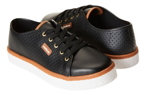 Tênis Casual Feminino 5712-205 Com Microperfuros Moleca