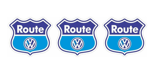 Kit Adesivo Volkswagen Spacefox Route Emblema Rrout