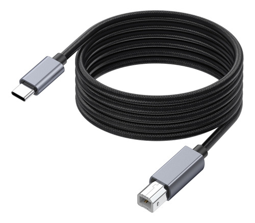 Cable Adaptador Midi De Impresora Tipo C A Usb-b De 3 M/0,5