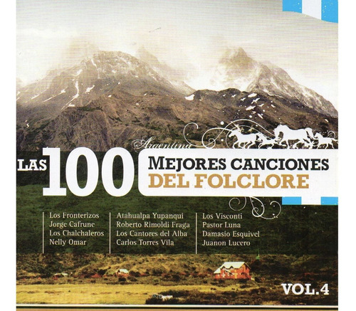 Cd Las 100 Mejores Canciones Del Folklore Vol 4
