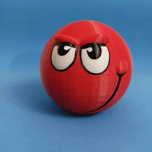 Juego de bolita roja en la cueva sale