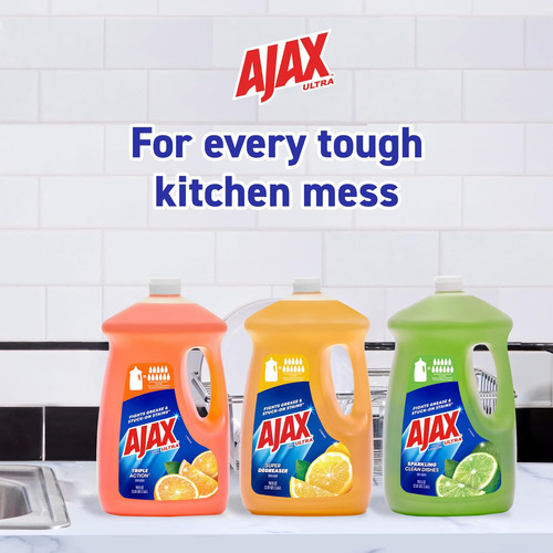 Jabón Ultralíquido Ajax, aroma a limón y vinagre, 90 ml