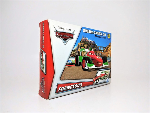 Carrinho Fricção Miniatura Carros Francesco Quebra Cabeça 3d