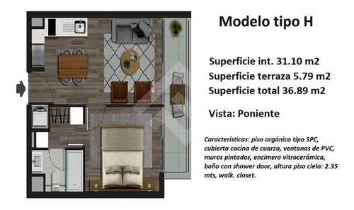 Imagen 24 de 28 de Oportunidad Departamento En Venta Nuevo De 1 Dorm. Stgo