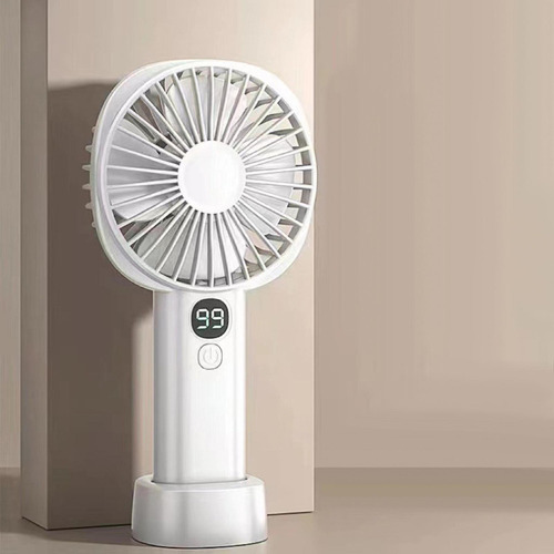Wpd Ventilador De Mano Recargable 5 Gear Mute Soporte