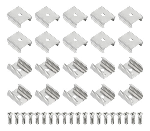 Clips De Soporte Para Tira Led, 80 Unidades, Acero Inoxidabl