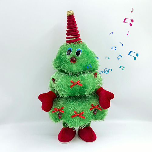 Árbol De Navidad Cantante Árbol De Navidad De Peluche Con Mú