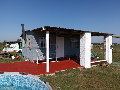 Vendo Chacra Con Cabaña De Madera, Cañada, A 30 Km De Montevideo