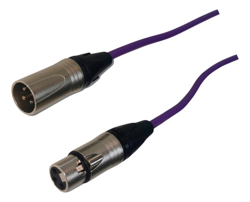 Cable Xlr Para Microfono O Luces Dmx Plug A Jack Canon 2m