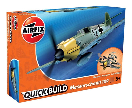 Modelo Avión Messerschmitt 109 De Montaje Rápido