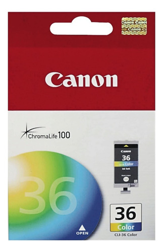Canon Cli-36 Depósito De Tinta De Color Compatible Con La .