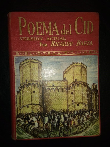 Libro Poema Del Cid Ricardo Baeza Billiken Tapa Dura