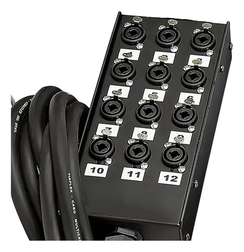 Multi Cabos Medusa Wireconex Pad 2 Com 12 Vias Xlr 10m